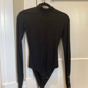 Zara trafaluc black bodysuit